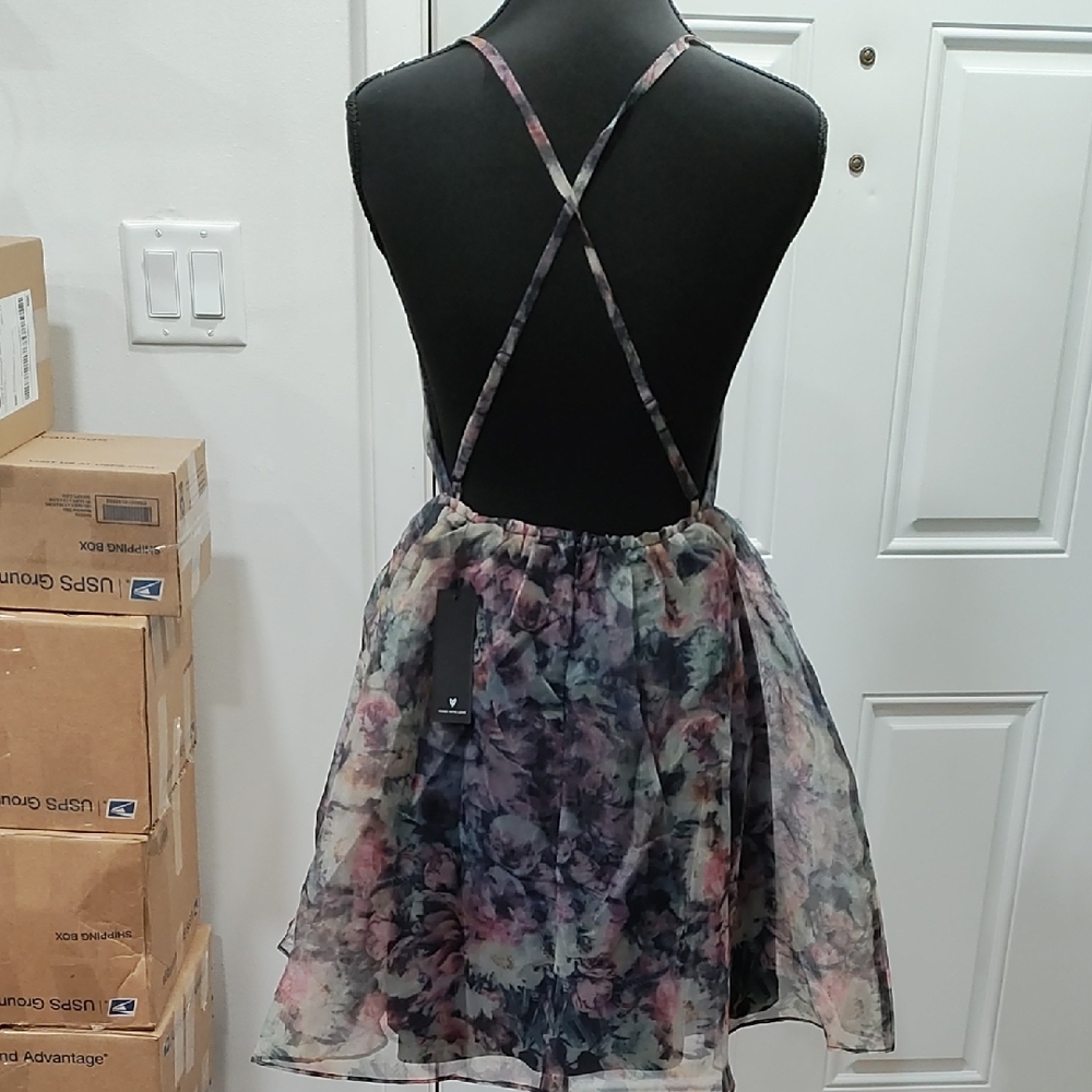Lulu's Floral Mini Dress - Multicolor - Picture 2 of 5